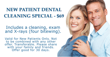 New Patient Dental Cleaning Special -$69